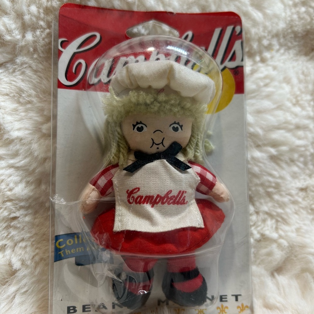 Mattel Campbell's Doll with Red and White Outfit